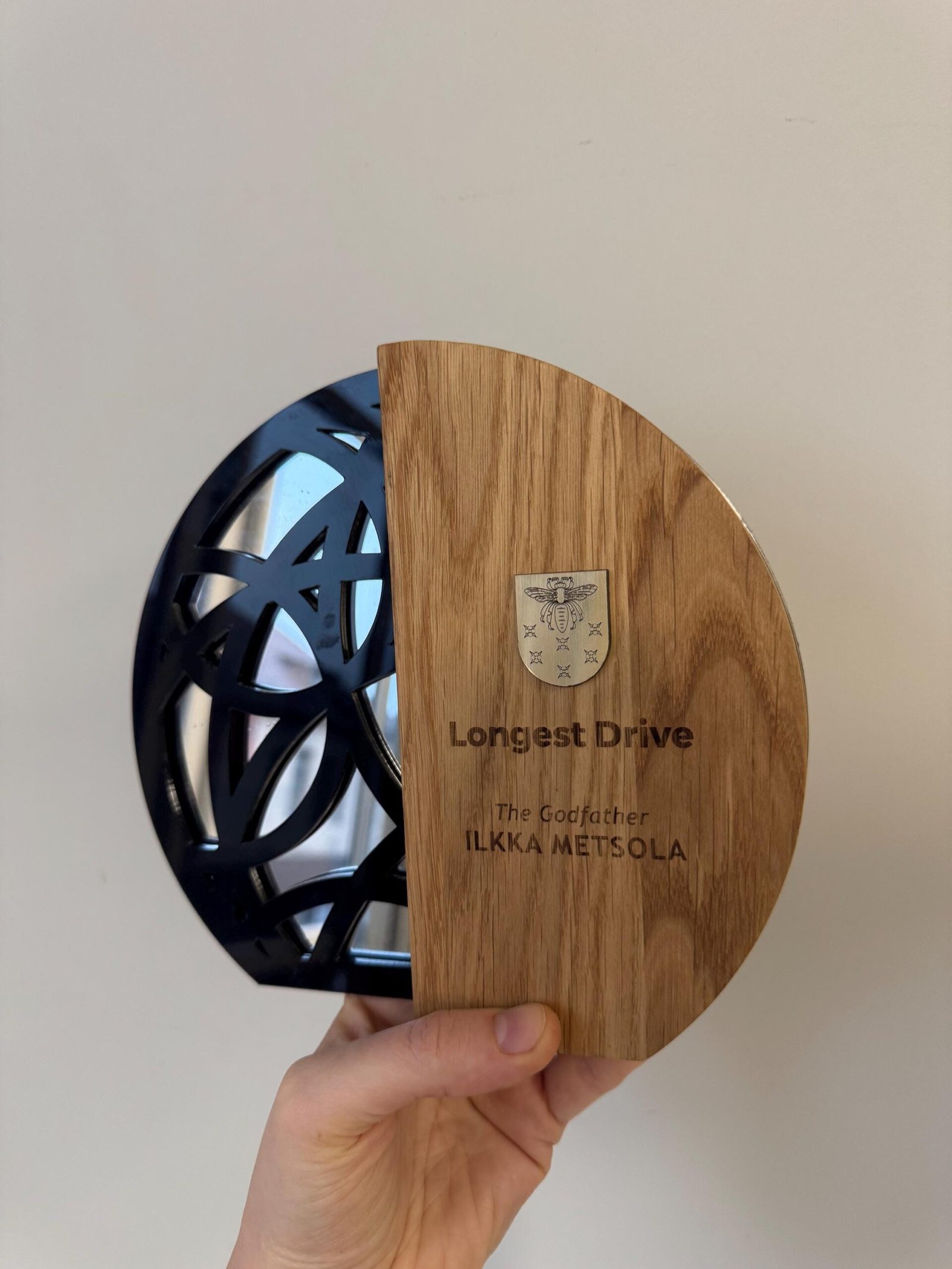 Engraved Custom Wooden Trophy A001 - Image 8