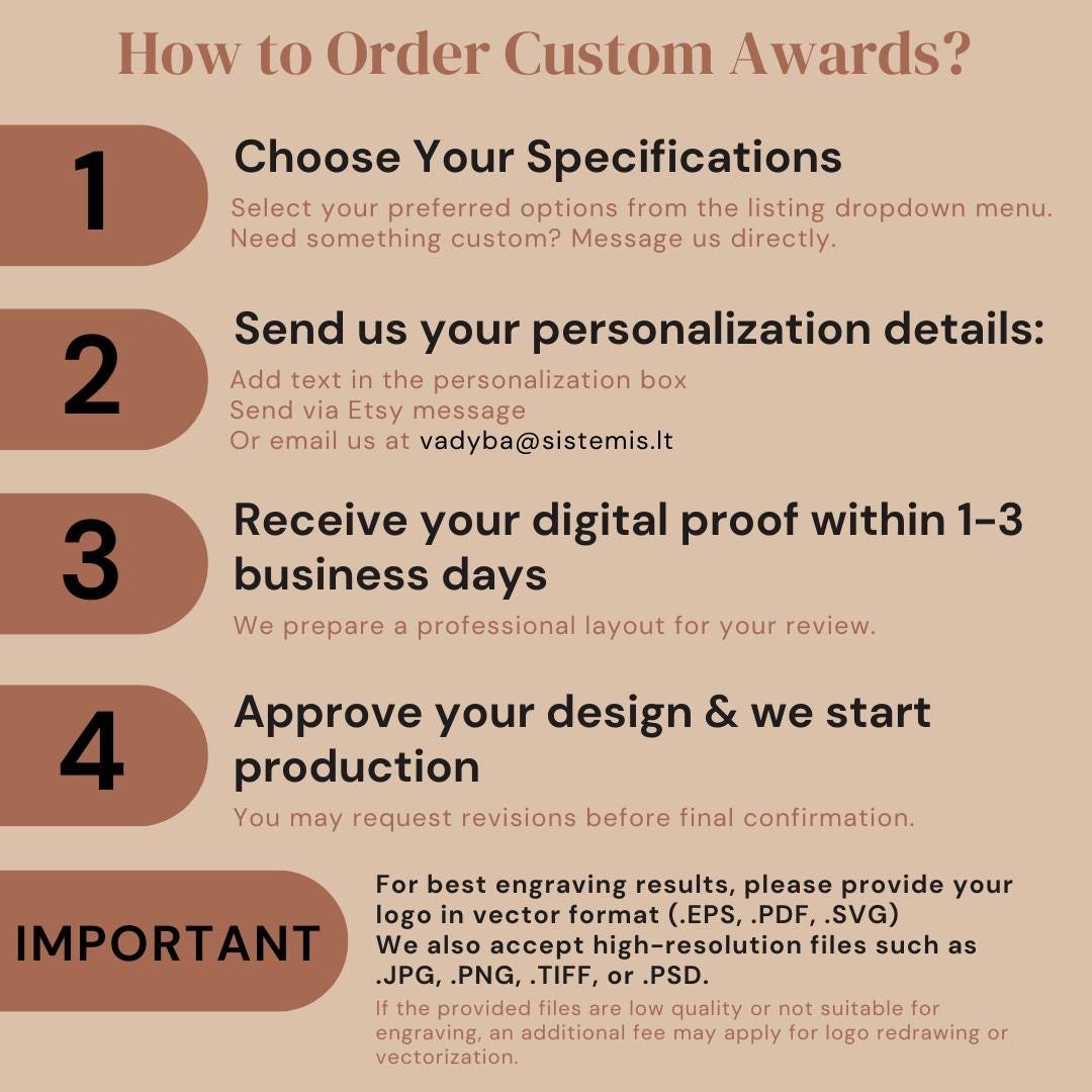 Engraved Custom Wooden Trophy A001 - Image 13