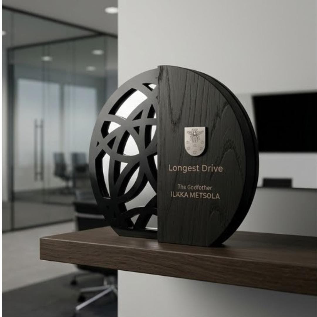 Engraved Custom Wooden Trophy A001 - Image 11