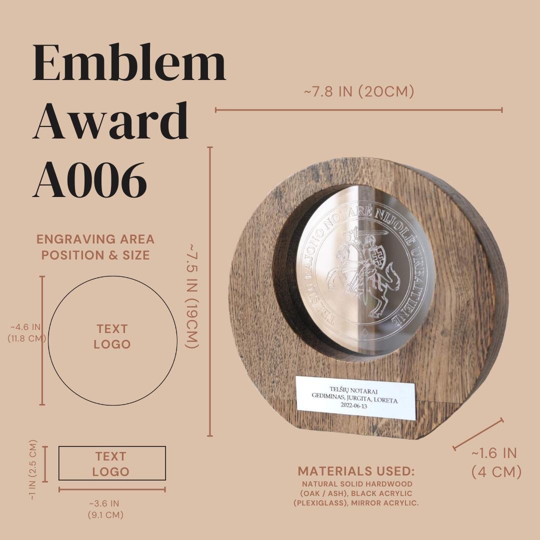 Academic Award Plaque A006 - Image 3