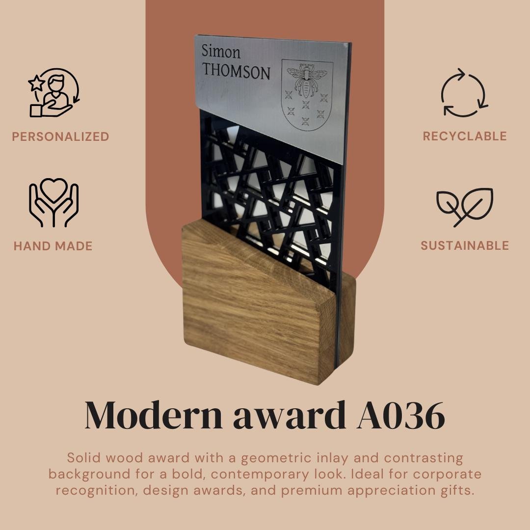 Wooden Award A036 - Image 3