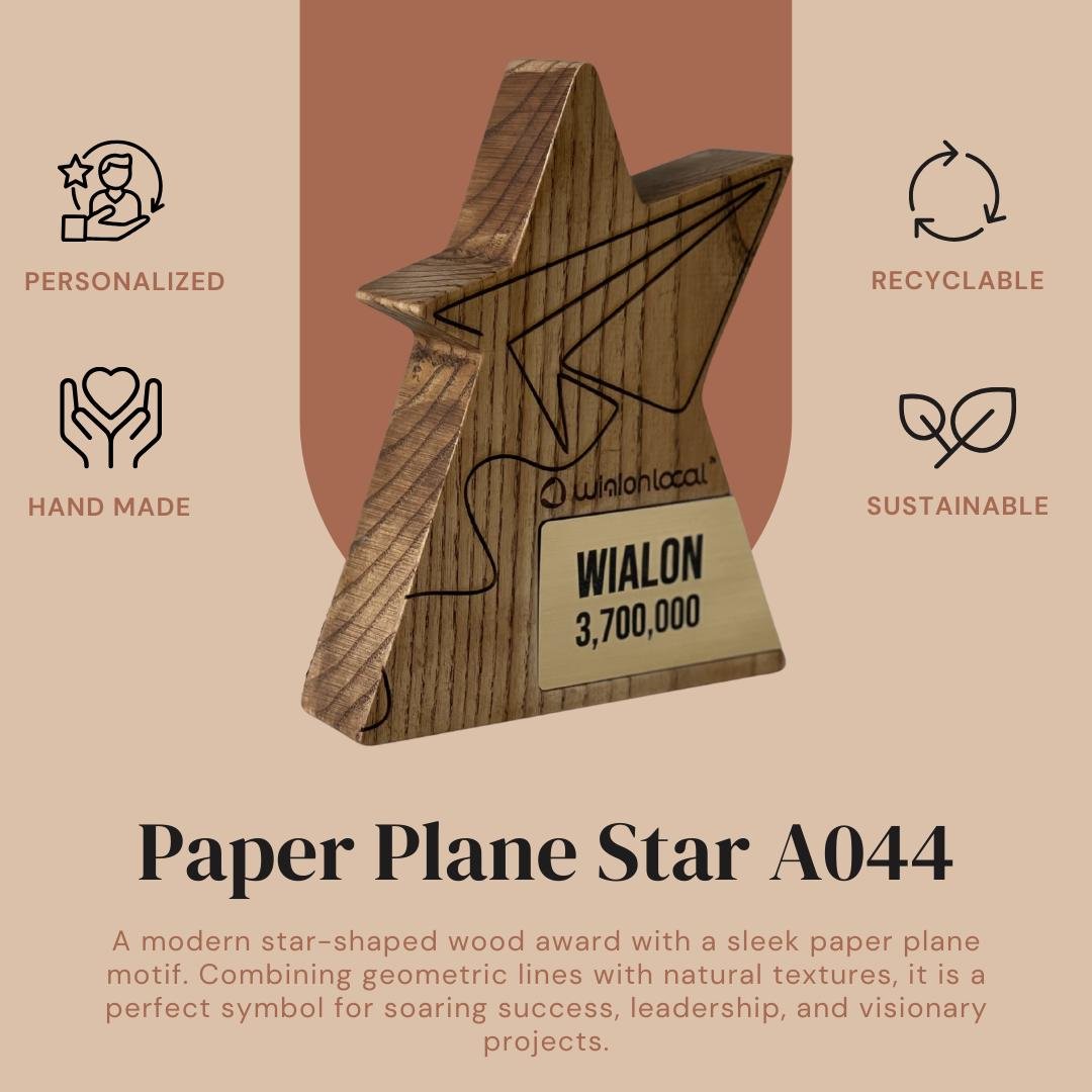 Airplane Trophy A044 - Image 2