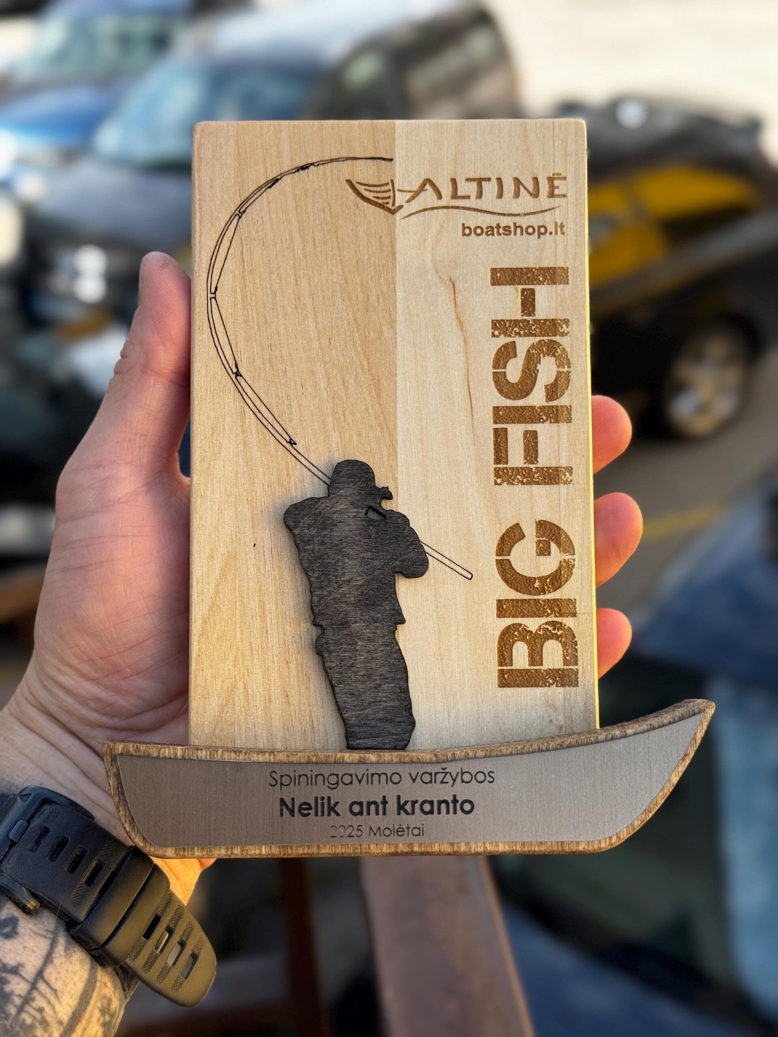 Custom Fishing Tournament Trophy A048 - Image 6