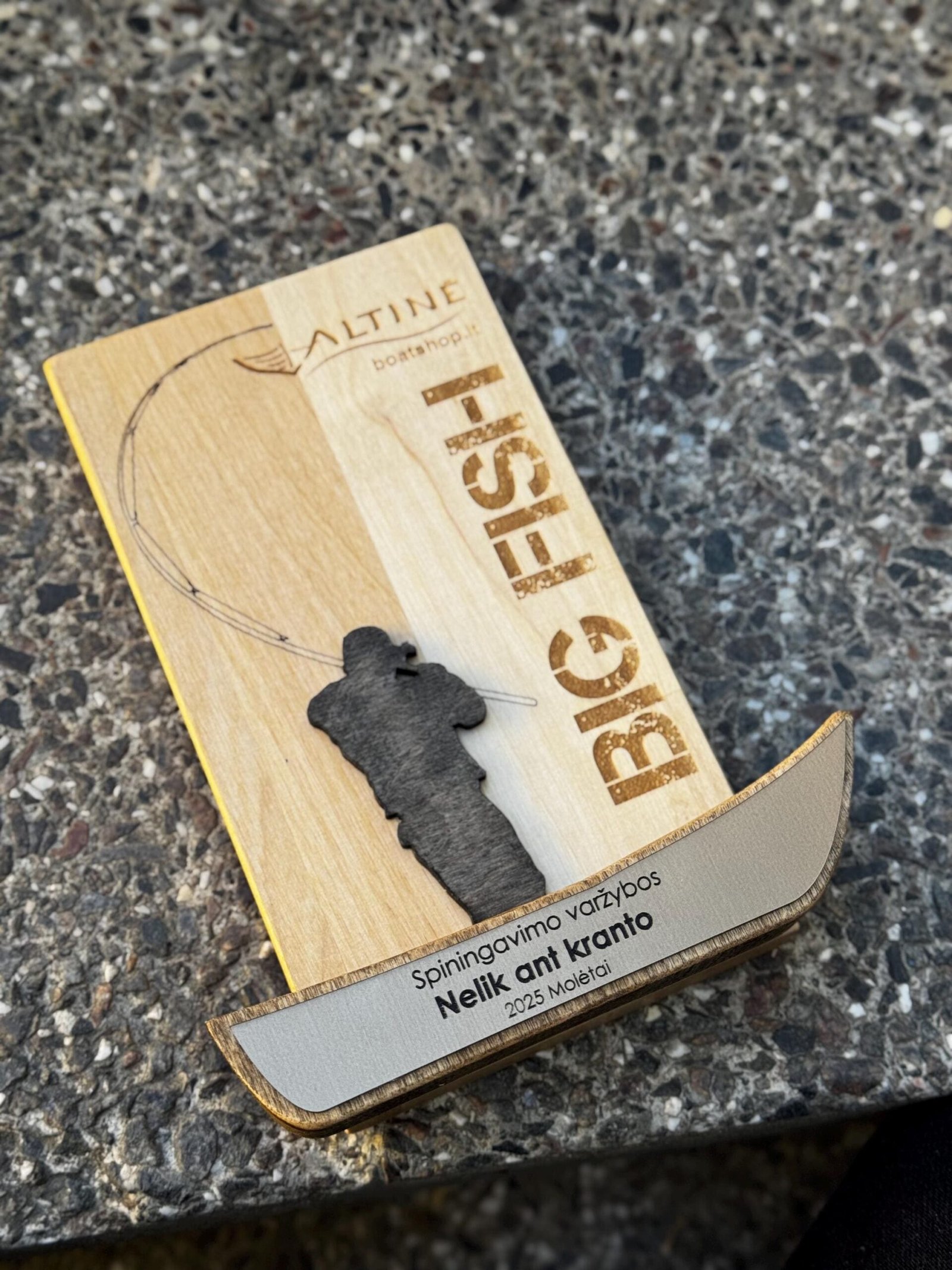 Custom Fishing Tournament Trophy A048 - Image 5