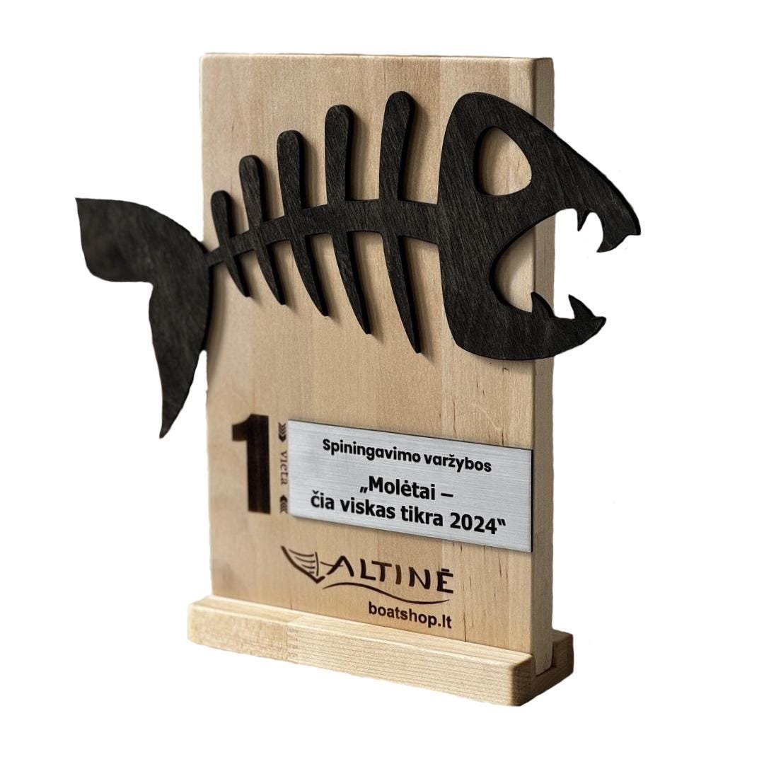Custom Fisherman Trophy A049 - Image 7