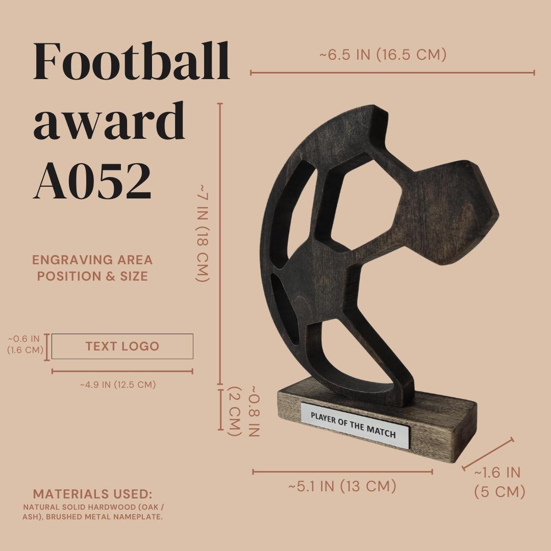 Personalized Soccer Award A052 - Image 3
