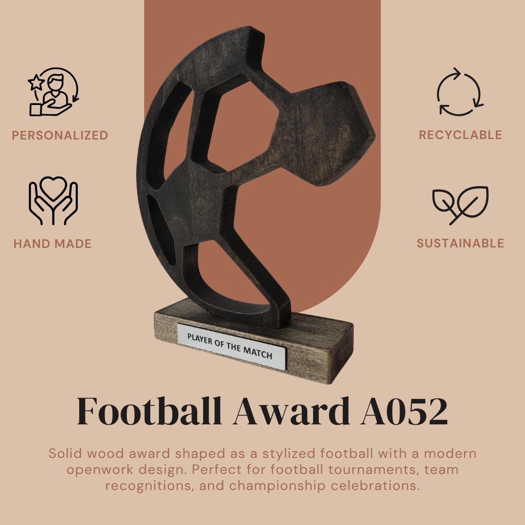 Personalized Soccer Award A052 - Image 2