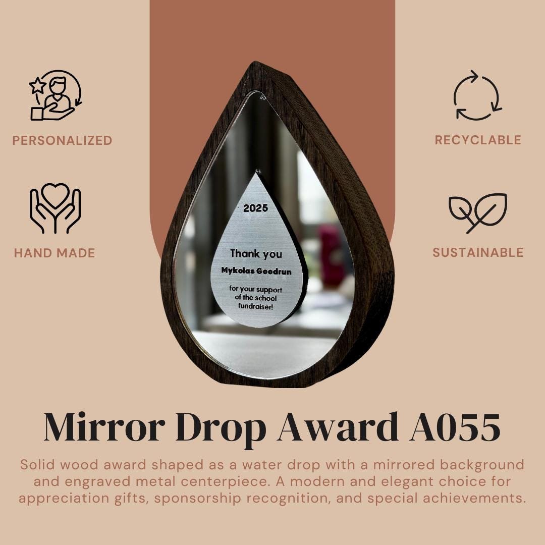 Custom Engraved Trophy A055 - Image 2
