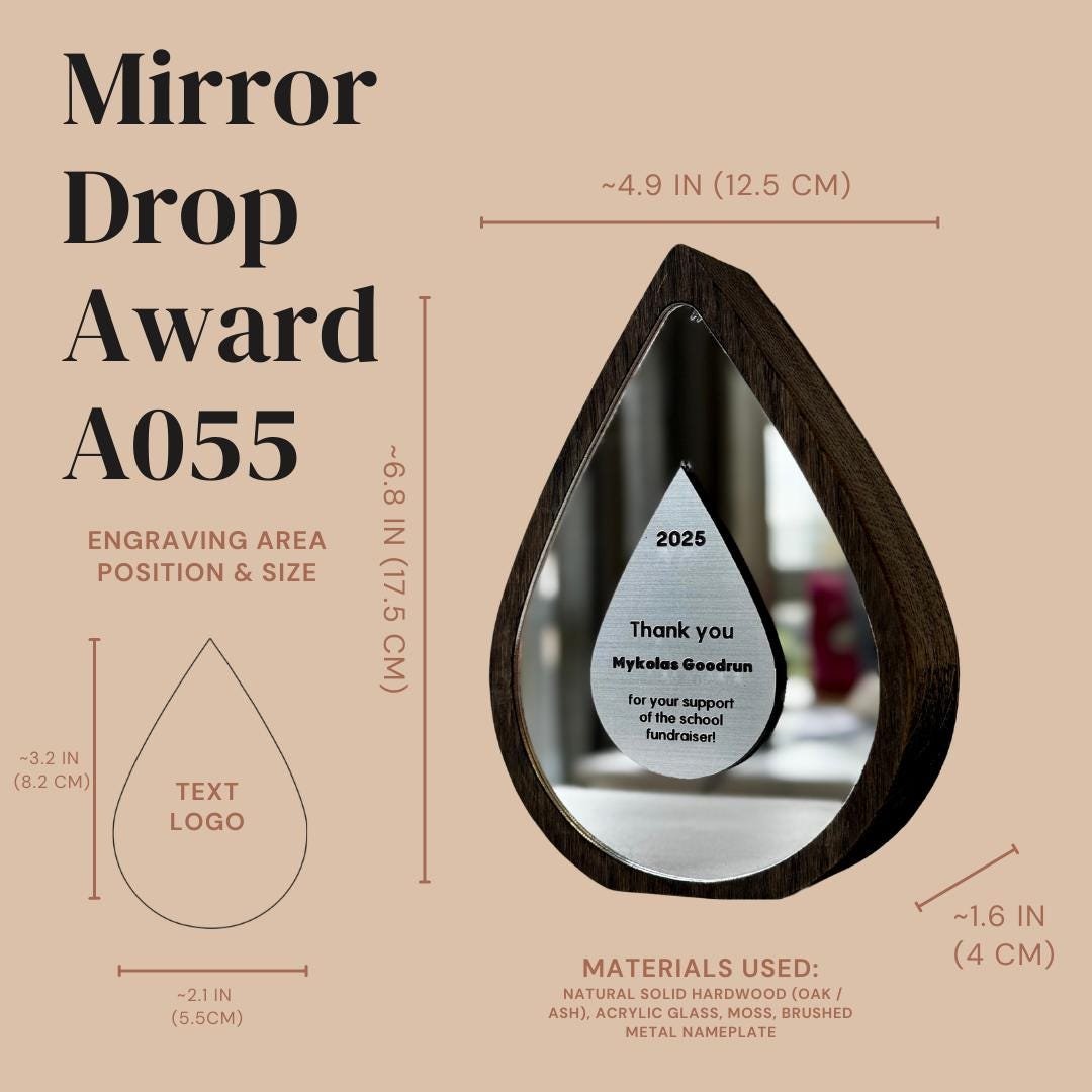 Custom Engraved Trophy A055 - Image 3