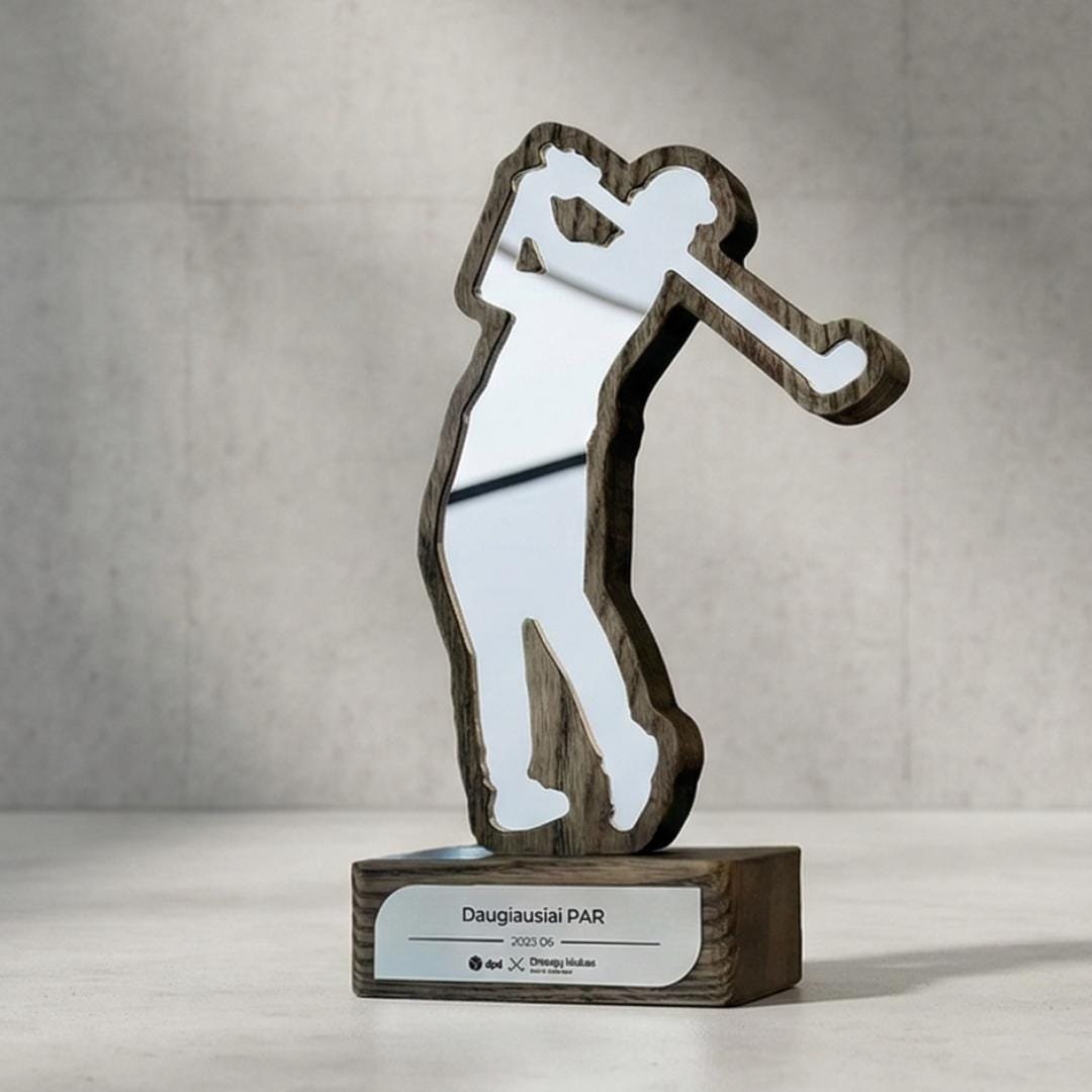Personalized Golf Trophy A065