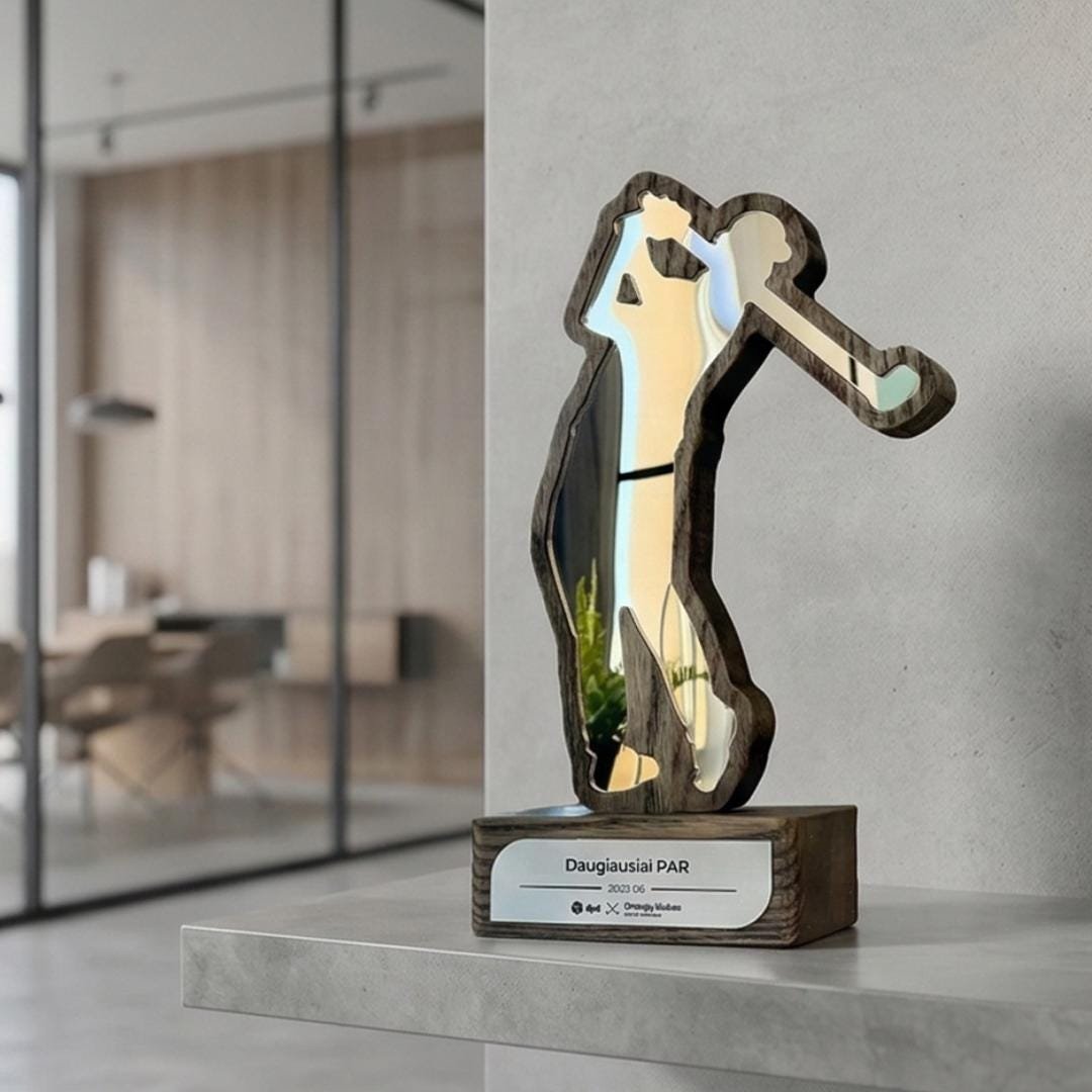 Personalized Golf Trophy A065 - Image 9