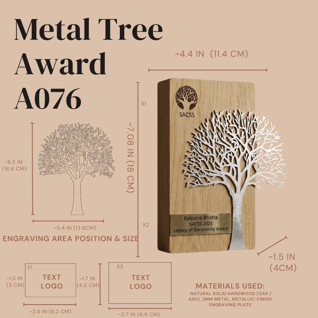 Custom Retirement Award Trophy A076 - Image 3