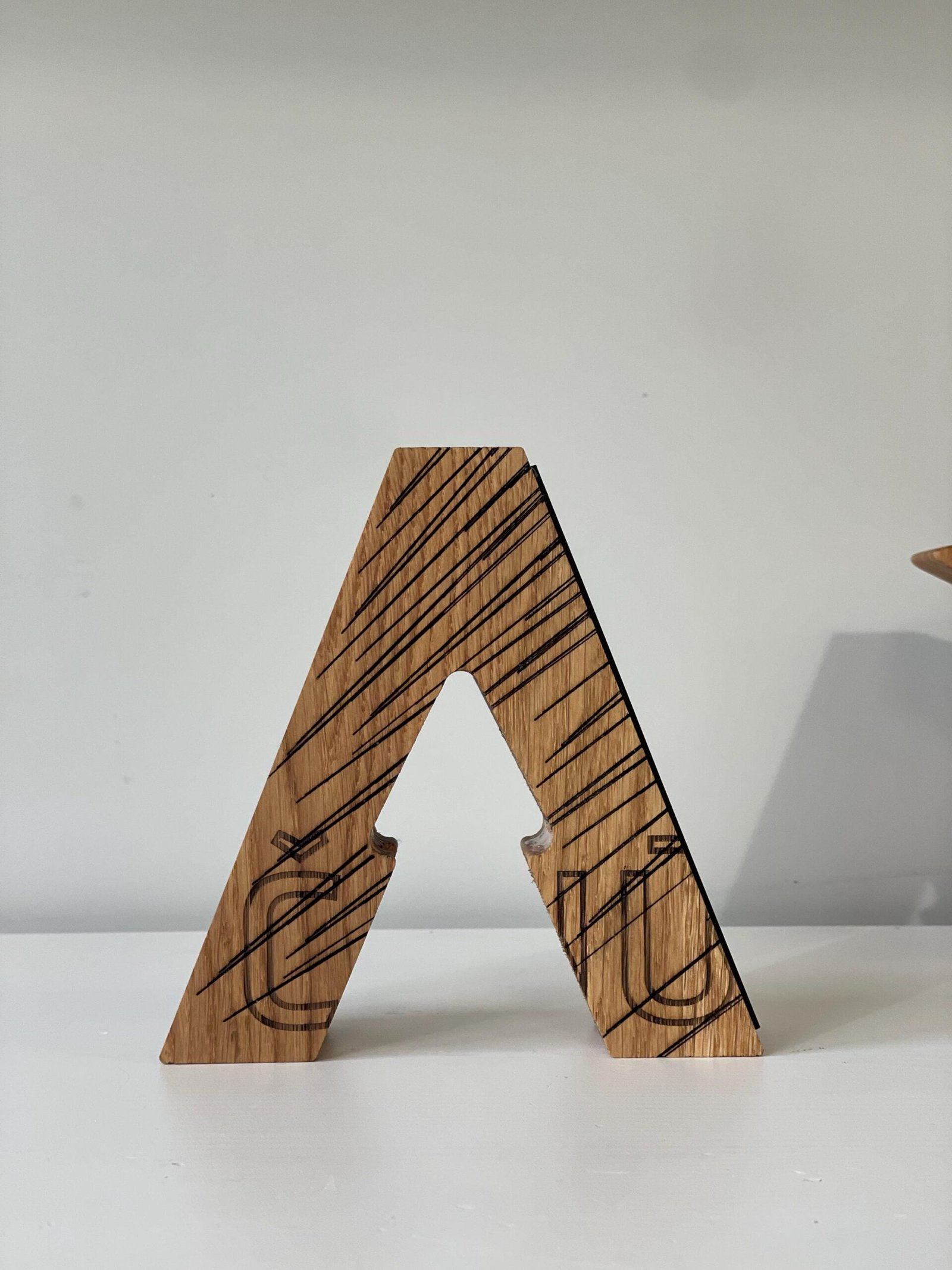 Custom Wood Achievement Award Letter A078 - Image 4