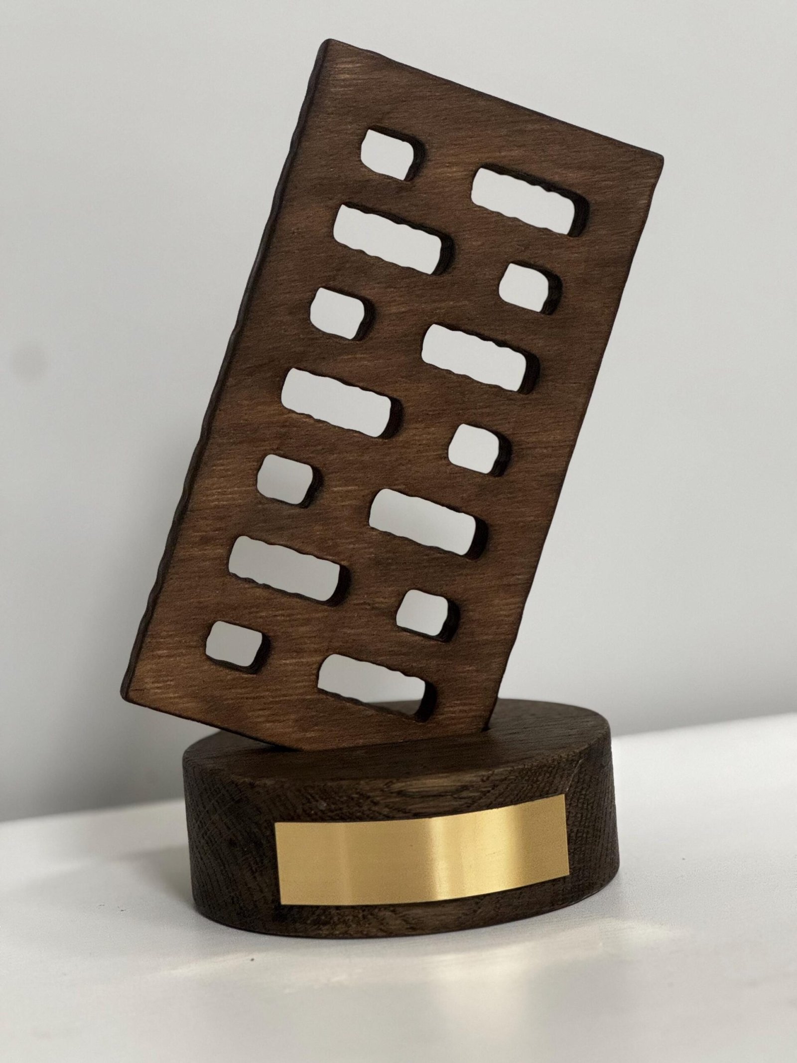 Custom Trophy Award for General Contractor A080 - Image 5